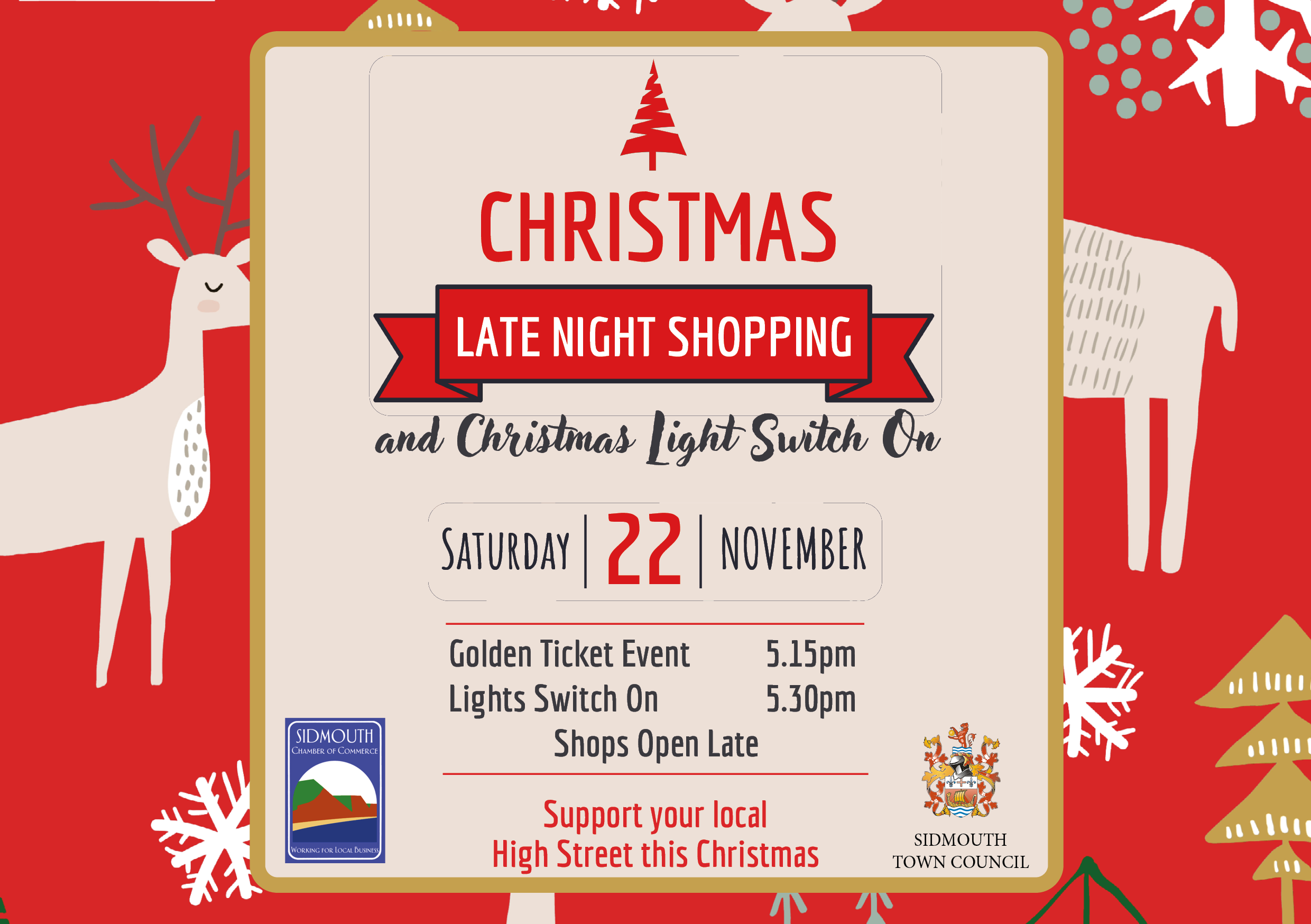 sidmouth late night shopping 2025