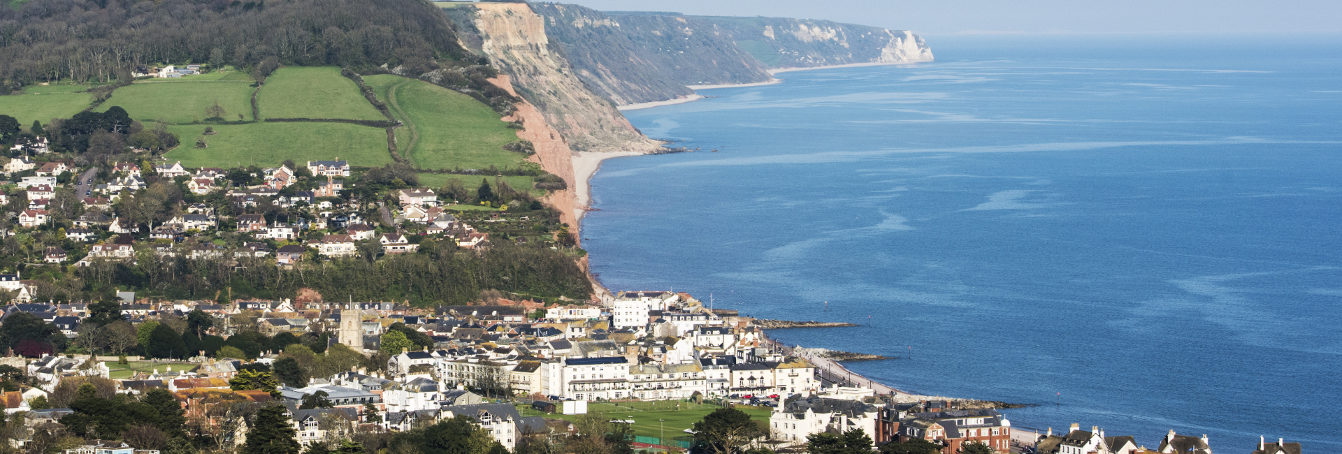 Sidmouth pictured from Peak Hill Sidmouth pictured from Peak Hill